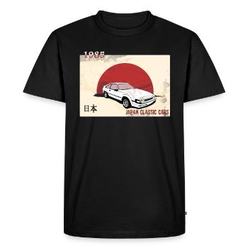 Japanese cars, classic car, classic car - Men's Premium Organic T-Shirt - black - Front - Nico (187cm)