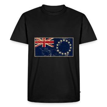 Îles Cook - T-shirt Premium bio Homme - noir - Devant - Nico (187cm)