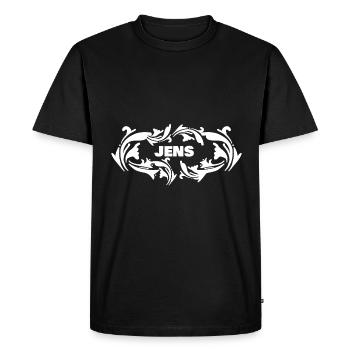 Jens vintage - T-shirt Premium bio Homme - noir - Devant - Nico (187cm)