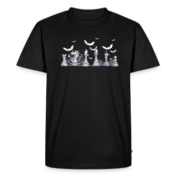 Chess pieces - Men's Premium Organic T-Shirt - black - Front - Nico (187cm)