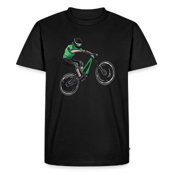 VTT VTT - T-shirt Premium bio Homme - noir - Devant - Nico (187cm)