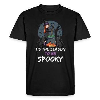 Witch - Men's Premium Organic T-Shirt - black - Front - Nico (187cm)