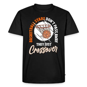 Entraîneurs de basket-ball - T-shirt Premium bio Homme - noir - Devant - Nico (187cm)