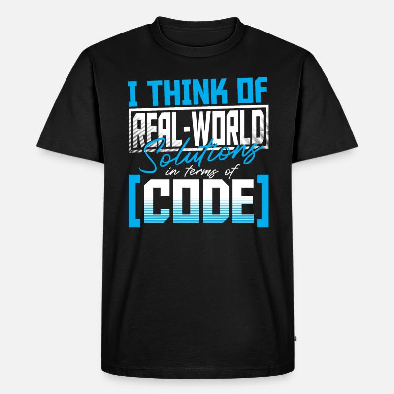 Javascript Software Developer - Men's Premium Organic T-Shirt - black