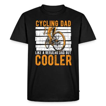 VTT vélo de route cycliste pédale - T-shirt Premium bio Homme - noir - Devant - Nico (187cm)
