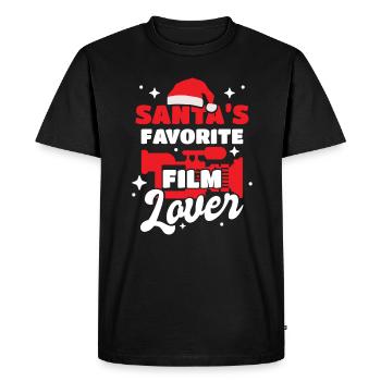 Lover Film lover Cinephile Cinematography - T-shirt Premium bio Homme - noir - Devant - Nico (187cm)