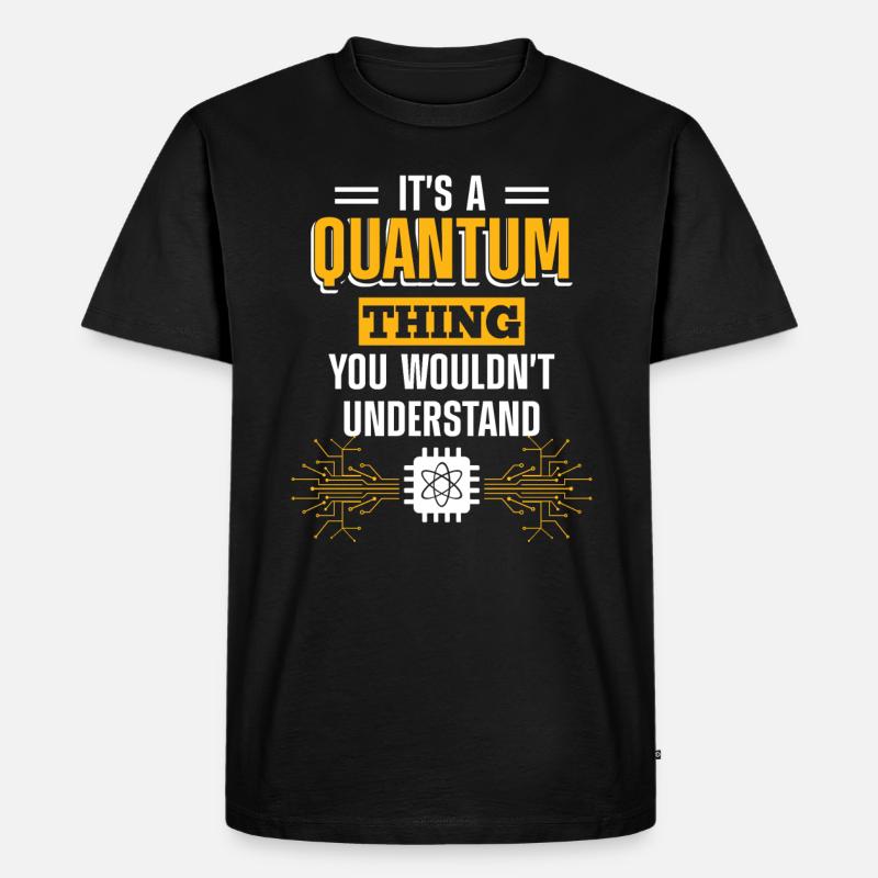 Quantum Computational Physics - Men's Premium Organic T-Shirt - black