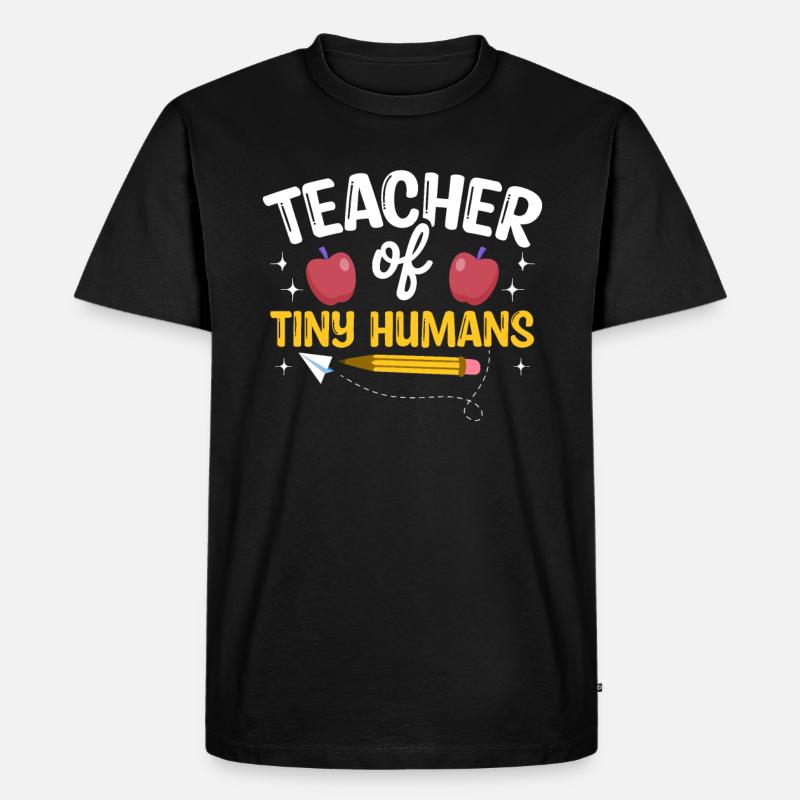 Lehrer PreK - Männer Premium Bio T-Shirt - Schwarz