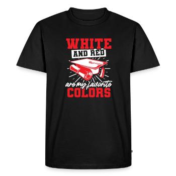 Senior Class Graduate Student - Men's Premium Organic T-Shirt - black - Front - Nico (187cm)