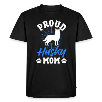 Husky Sibe Fier Husky Mama Dog Lovers - T-shirt Premium bio Homme - noir - Devant - Nico (187cm)