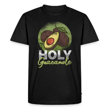 Guacamole Vegetarian Mexican Avocado Liebhab - Men's Premium Organic T-Shirt - black - Front - Nico (187cm)