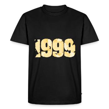 1999 - Men's Premium Organic T-Shirt - black - Front - Nico (187cm)
