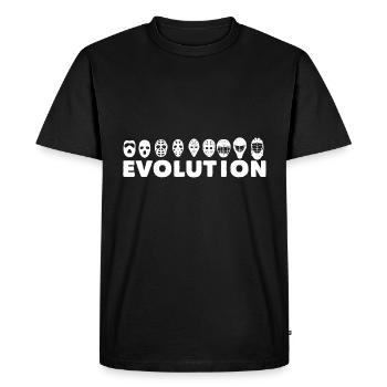 Masques de hockey Evolution - T-shirt Premium bio Homme - noir - Devant - Nico (187cm)