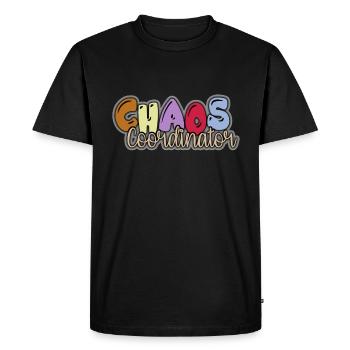Kindergarten Chaos coordinateur - T-shirt Premium bio Homme - noir - Devant - Nico (187cm)