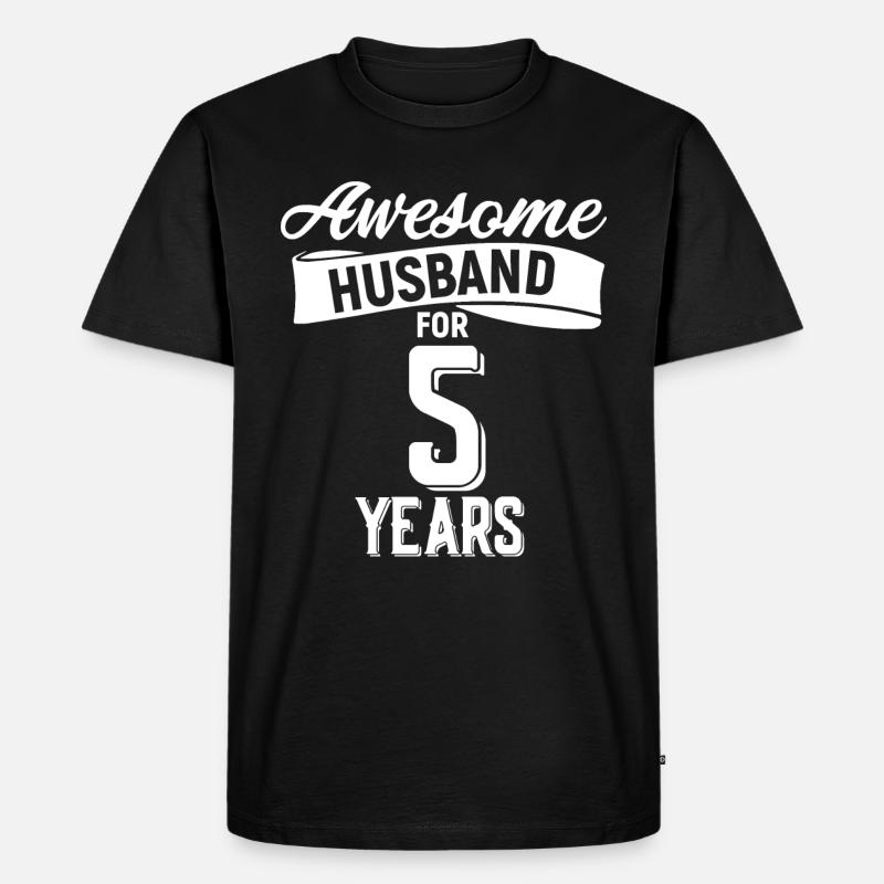 Bester Ehemann - Männer Premium Bio T-Shirt - Schwarz