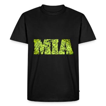 Cadeau Mia - T-shirt Premium bio Homme - noir - Devant - Nico (187cm)