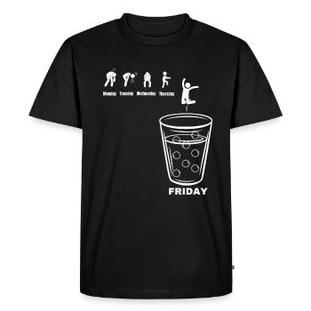 Semaine d’une fête du vin du Palatinat Schoppe - T-shirt Premium bio Homme - noir - Devant - Nico (187cm)