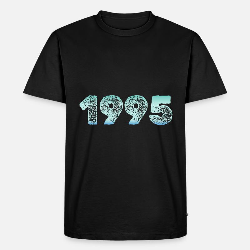 Cold 1995 - Männer Premium Bio T-Shirt - Schwarz