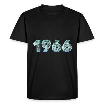 Cold 1966 - Men's Premium Organic T-Shirt - black - Front - Nico (187cm)