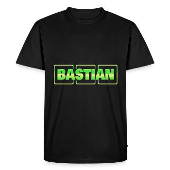 Bague de mariage Bastian - T-shirt Premium bio Homme - noir - Devant - Nico (187cm)