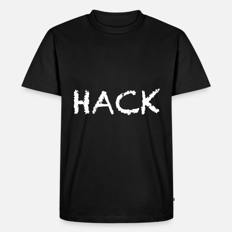 Hack Fleischer Fasching Verkleidung Geschenk - Männer Premium Bio T-Shirt - Schwarz
