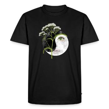 achillée - T-shirt Premium bio Homme - noir - Devant - Nico (187cm)