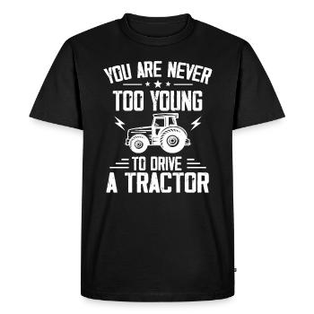 Traktor Traktoren Trecker Geschenk - T-shirt Premium bio Homme - noir - Devant - Nico (187cm)