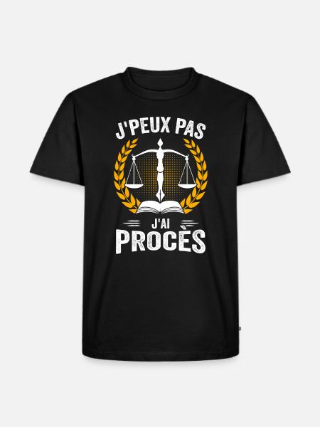 Lawyer - Justice - Law - Men's Premium Organic T-Shirt - black