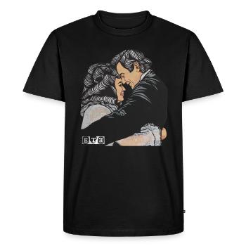 Kc - Men's Premium Organic T-Shirt - black - Front - Nico (187cm)