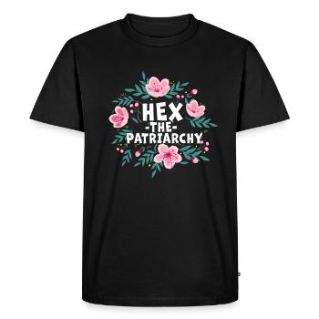 Hex The Patriarchy - Men's Premium Organic T-Shirt - black - Front - Nico (187cm)