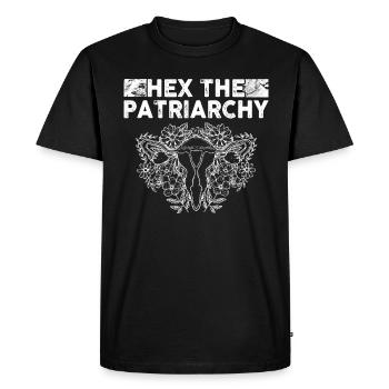 Hex The Patriarchy - Men's Premium Organic T-Shirt - black - Front - Nico (187cm)