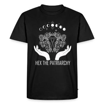 Hex The Patriarchy - Men's Premium Organic T-Shirt - black - Front - Nico (187cm)