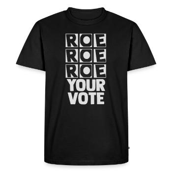 Roe Your Vote Pro-Choice Femmes Féministes - T-shirt Premium bio Homme - noir - Devant - Nico (187cm)