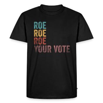 Roe Your Vote Pro-Choice Femmes Féministes - T-shirt Premium bio Homme - noir - Devant - Nico (187cm)
