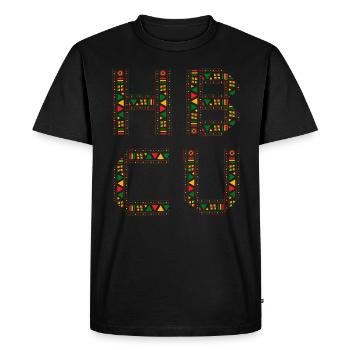 Université historique Black College - T-shirt Premium bio Homme - noir - Devant - Nico (187cm)