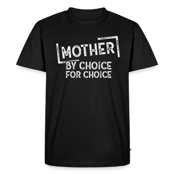 Mère par choix Pour Choix Pro Choice Féministe - T-shirt Premium bio Homme - noir - Devant - Nico (187cm)