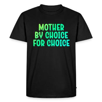 Mère par choix Pour Choix Pro Choice Féministe - T-shirt Premium bio Homme - noir - Devant - Nico (187cm)