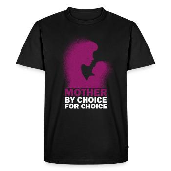 Mother By Choice For Choice Pro Choice Feminist - Men's Premium Organic T-Shirt - black - Front - Nico (187cm)