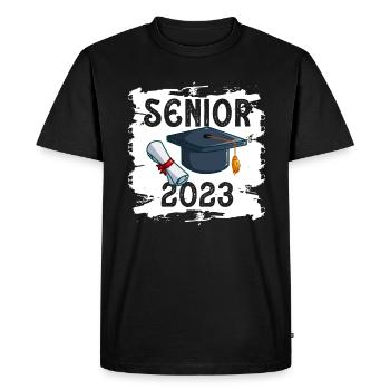 Senior 2023 Dabbing Dab de 2023 Seniors Graduation - T-shirt Premium bio Homme - noir - Devant - Nico (187cm)