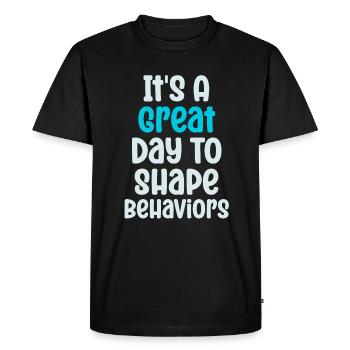 Belle journée comportementale Comportements de forme - T-shirt Premium bio Homme - noir - Devant - Nico (187cm)