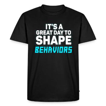 Belle journée comportementale Comportements de forme - T-shirt Premium bio Homme - noir - Devant - Nico (187cm)