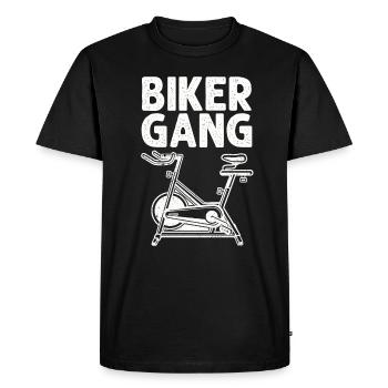 Gang de motards - T-shirt Premium bio Homme - noir - Devant - Nico (187cm)
