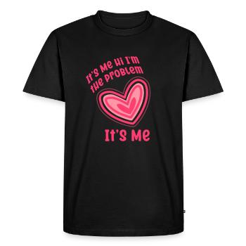 It's Me, Hi, I'm The Problem - Men's Premium Organic T-Shirt - black - Front - Nico (187cm)