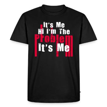 C’est moi, salut, je suis le problème - T-shirt Premium bio Homme - noir - Devant - Nico (187cm)