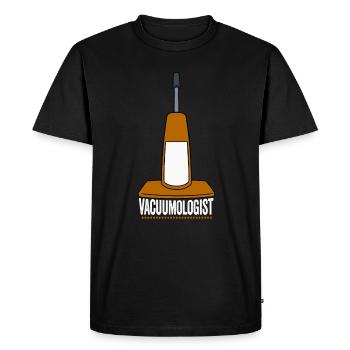 Aspirateur aspirateur - T-shirt Premium bio Homme - noir - Devant - Nico (187cm)