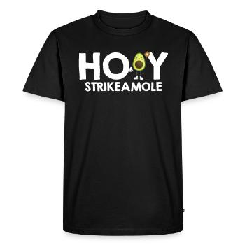 Holy Strikeamole Baseball Softball Avocat - T-shirt Premium bio Homme - noir - Devant - Nico (187cm)