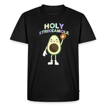 Holy Strikeamole Baseball Softball Avocat - T-shirt Premium bio Homme - noir - Devant - Nico (187cm)