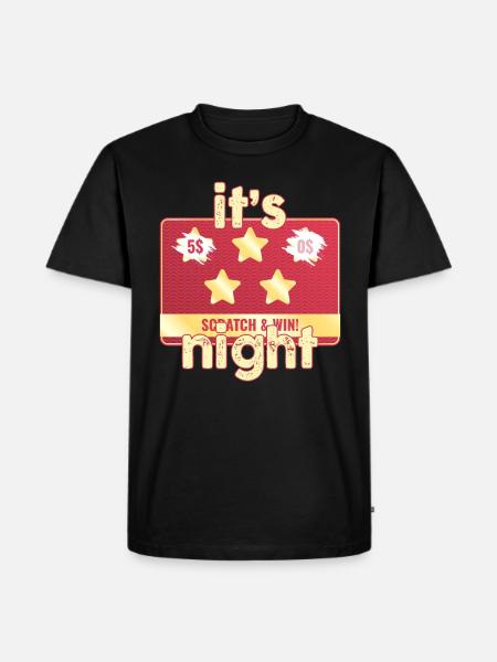 It's Scratch And Win Night - Men's Premium Organic T-Shirt - black