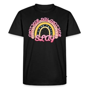 Another Day Another Slay Motivational - Men's Premium Organic T-Shirt - black - Front - Nico (187cm)