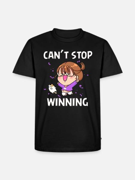 Can't Stop Winning - Men's Premium Organic T-Shirt - black